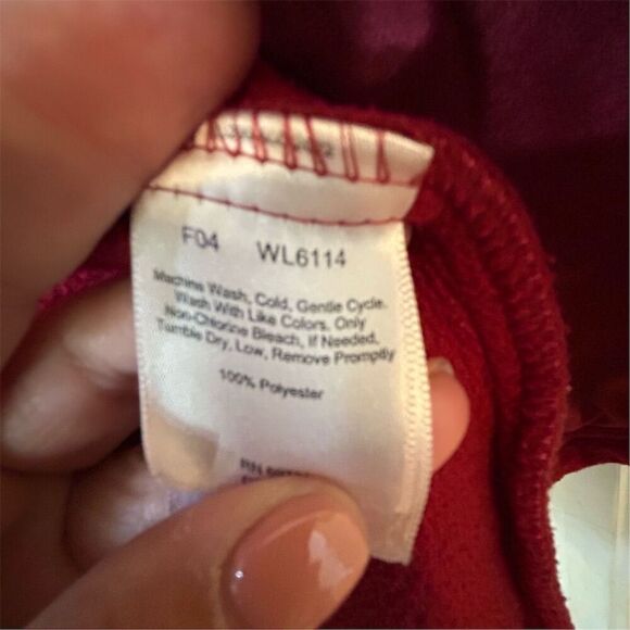 Columbia Women's Full Zip Fleece Jacket Red Size S Casual Fall - Picture 8 of 11